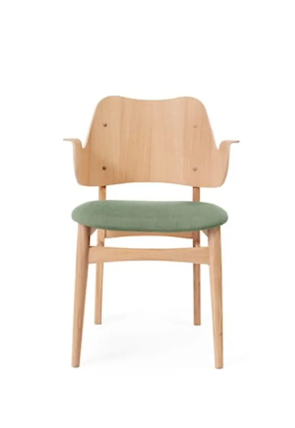 Grön Warm Nordic-stol i superfin modell.