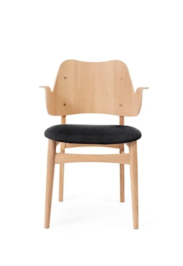 Grå Warm Nordic-stol i fin modell.