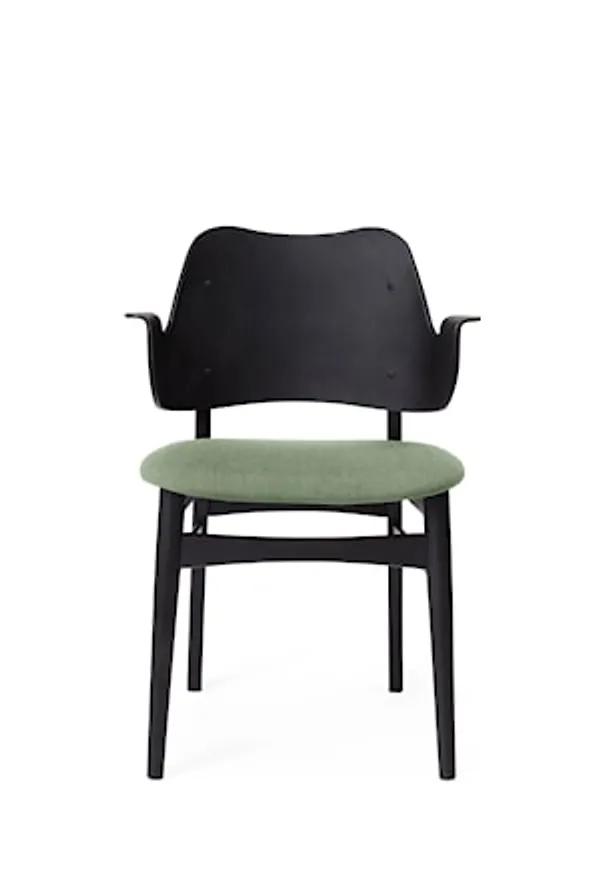 Grön Warm Nordic-stol i mysig modell.