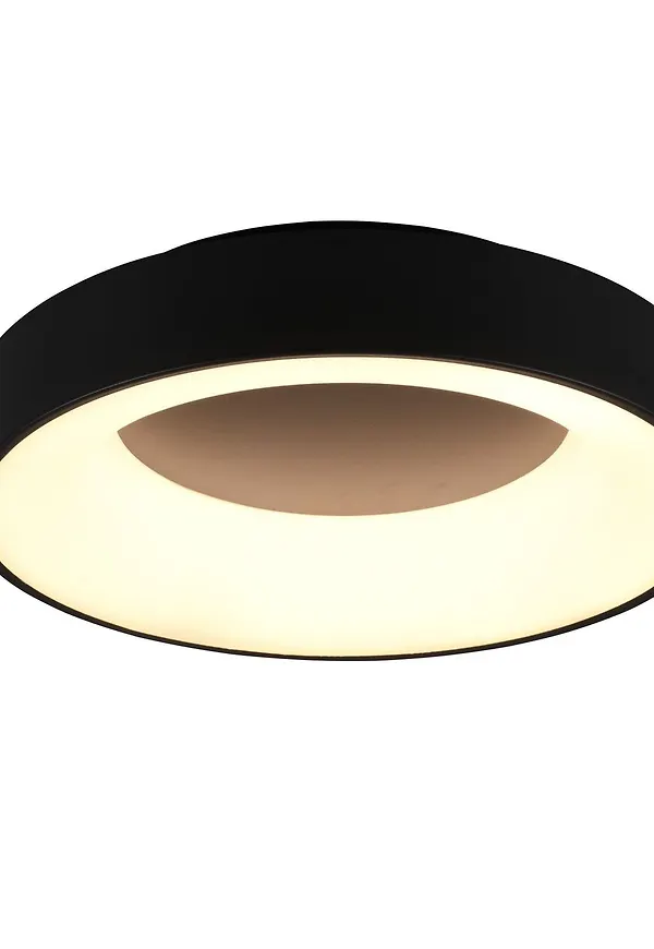 Svart Trio Lighting-pendellampa i komfortabel modell.