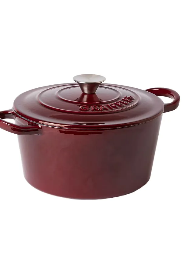 Burgundy Granberg-gryta i cool modell.