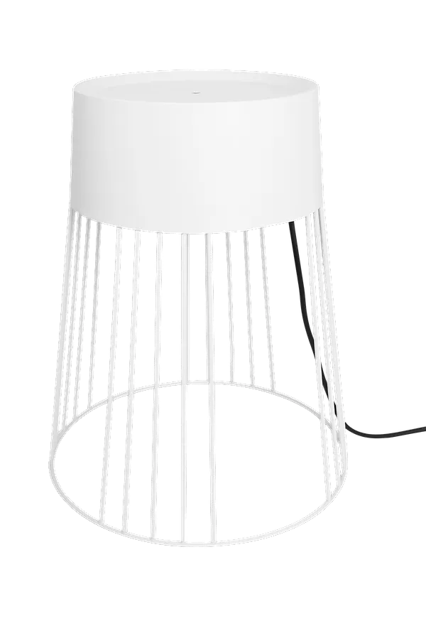 Stilren golvlampa i vitt från Globen Lighting.