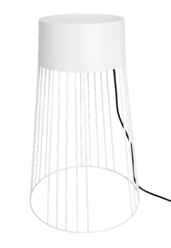 Härlig golvlampa i vitt från Globen Lighting.