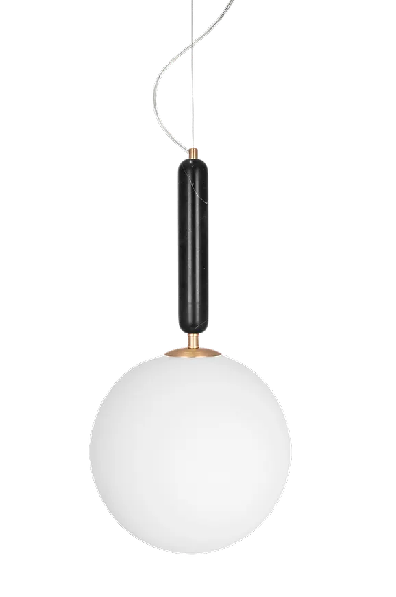 Svart Globen Lighting lampa som passar perfekt till våren 2025!