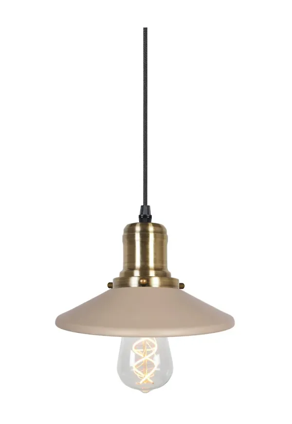 Mysig lampa i beiget från Globen Lighting.