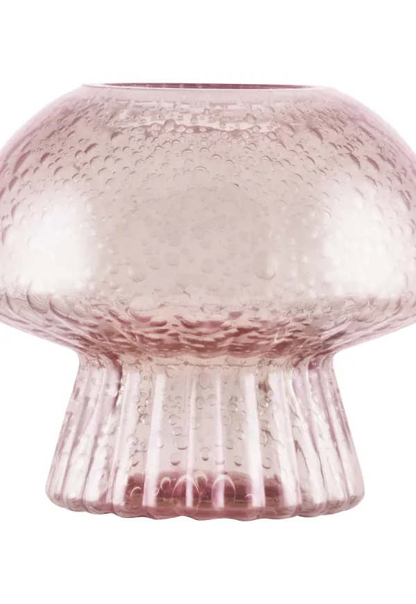Fantastiskt fin värmeljushållare i rosa från Globen Lighting.