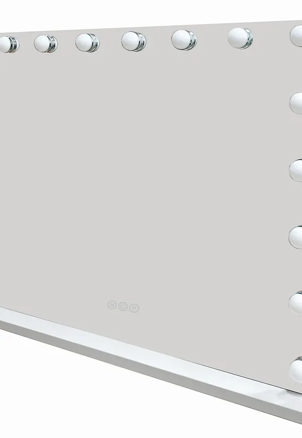 Vit Basic Home-spegel i fantastiskt snygg modell.