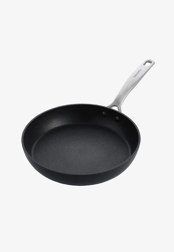 Svart GreenPan-stekpanna i modern modell.