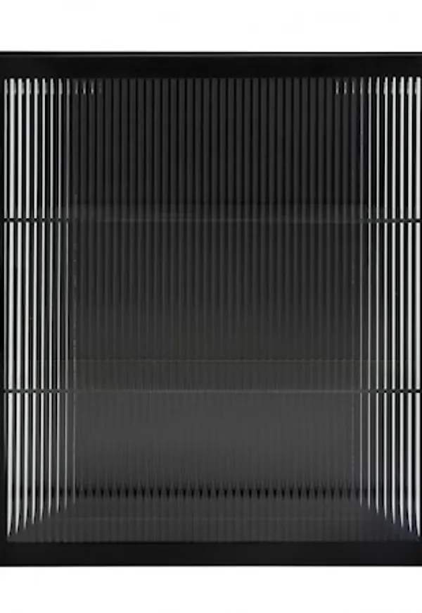 Svart Nordal-hylla i fin modell.