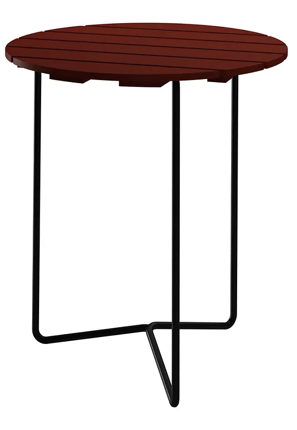 Söt grythyttan stålmöbler bord i svart färg gjord i ek.