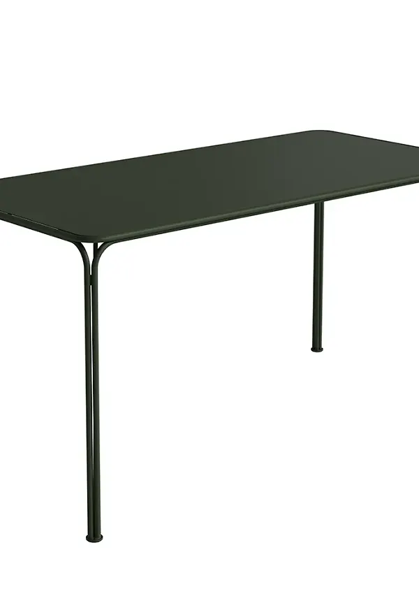 Grön Grythyttan Stålmöbler-matbord i fantastiskt snygg modell.