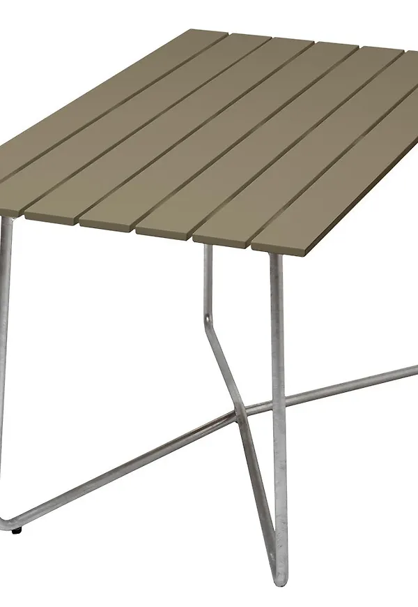 Elegant matbord i ek från Grythyttan Stålmöbler.