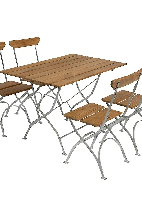 Fantastiskt snygg teakbord 2025 från Grythyttan Stålmöbler.