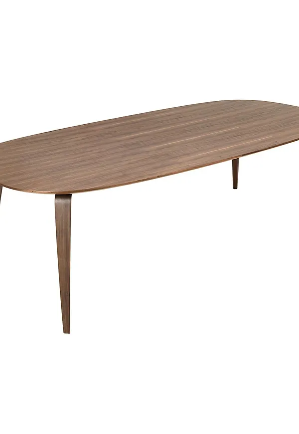 Vacker matbord i brunt från Gubi.