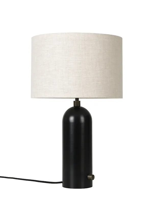 Riktigt snygg skrivbordslampa i svart från Gubi.