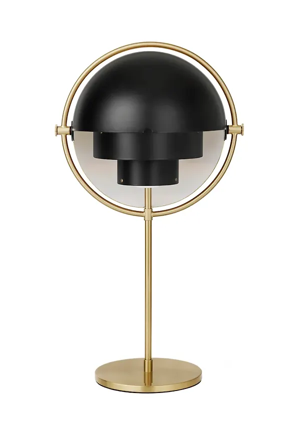 Svart Gubi-bordslampa i modern modell.