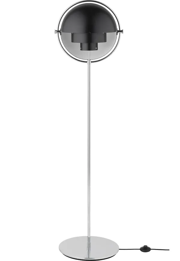 Riktigt snygg lampa i silverfärgade från Gubi.