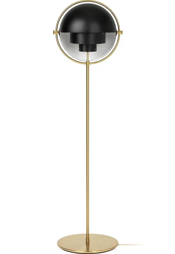 Fantastiskt fin svart golvlampa 2025 från Gubi.