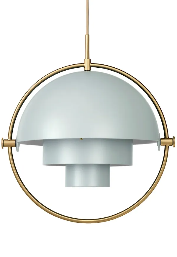 Söt grå taklampa 2025 från Gubi.