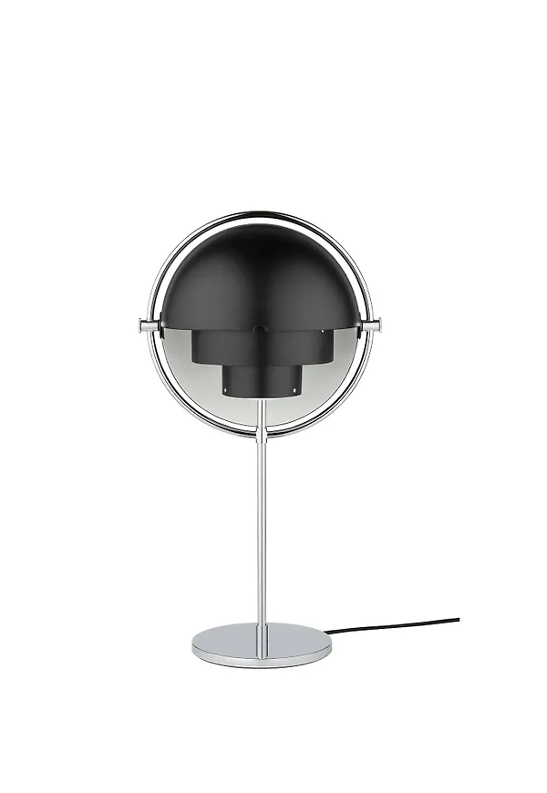 Svart Gubi-bordslampa i komfortabel modell.