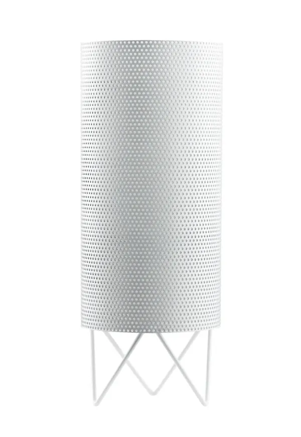 Vit Gubi-bordslampa i snygg modell.