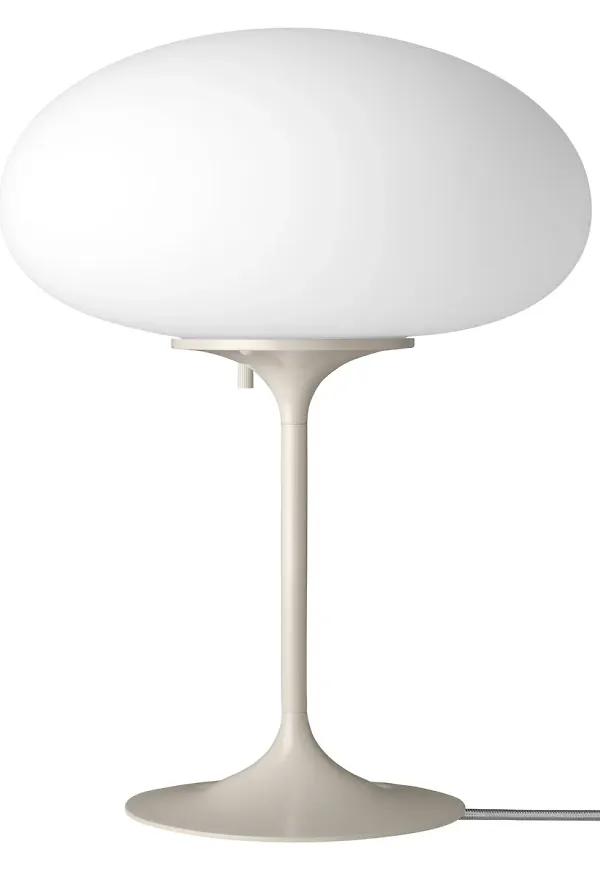 Modern lampa i grått från Gubi.