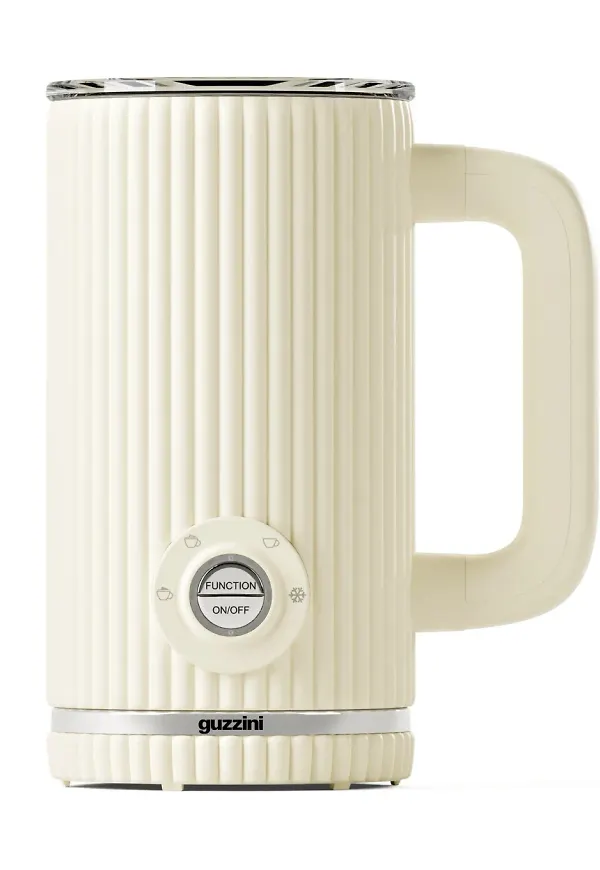 Beige Guzzini-mjölkskummare i supersnygg modell.