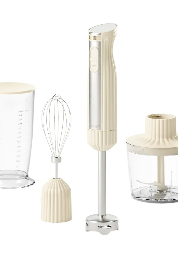 Ikonisk stavmixer i beiget från Guzzini.