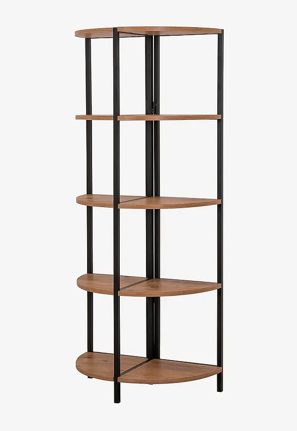 Brun Hanah Home-bokhylla i skön modell.