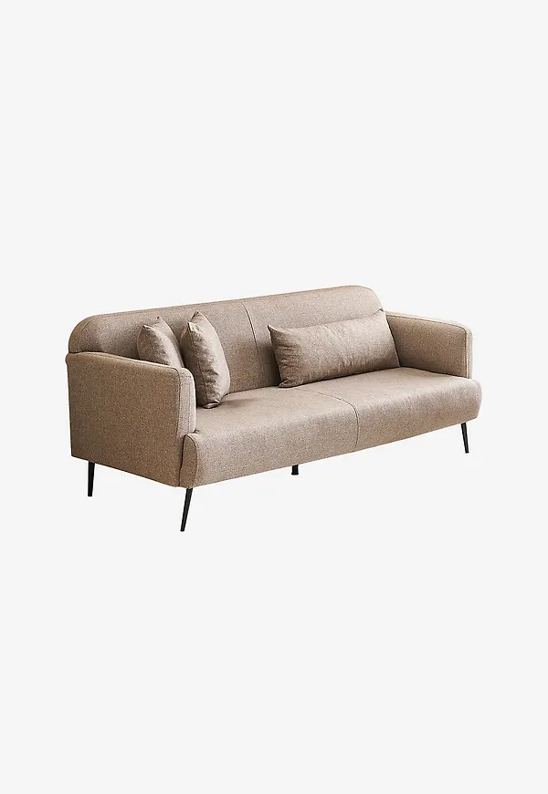 Brun Hanah Home-soffa i riktigt trendig modell.