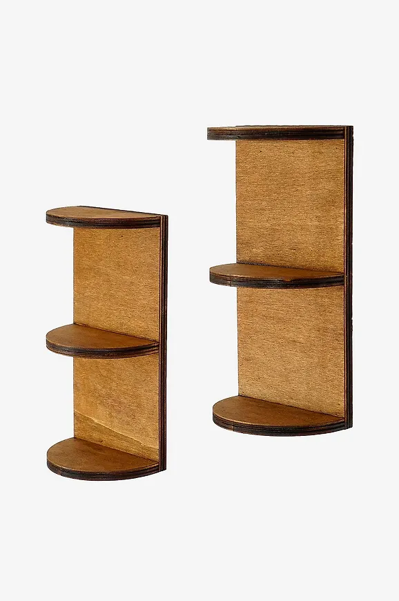 Brun Hanah Home-vägghylla i vacker modell.