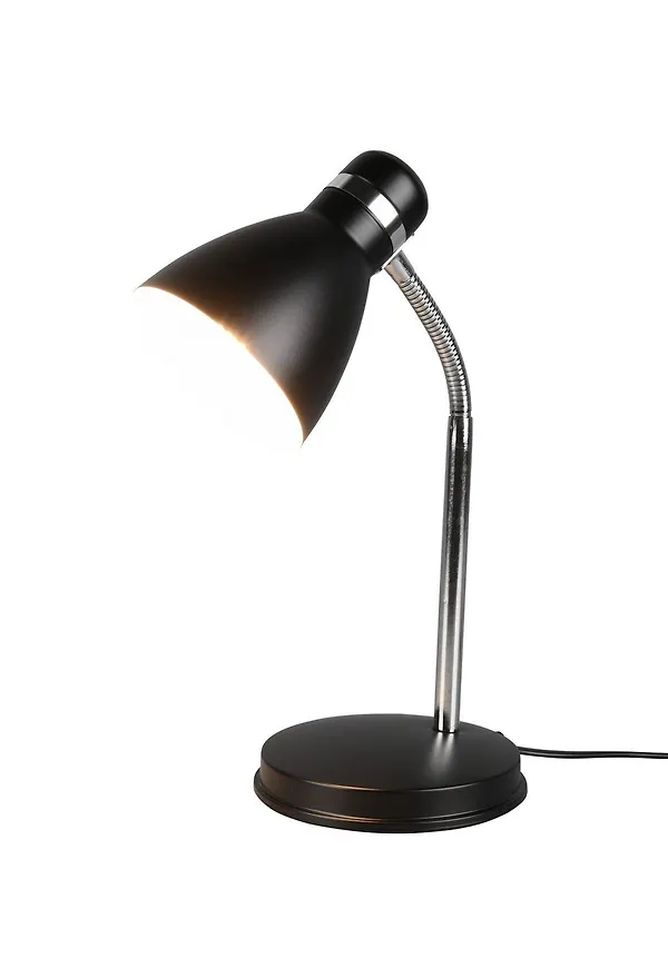 Stilriktig bordslampa i svart från Trio Lighting.