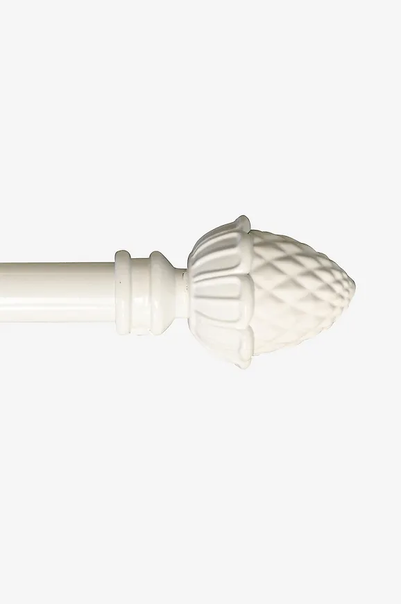 Vit Hasta-stång i riktigt snygg modell.