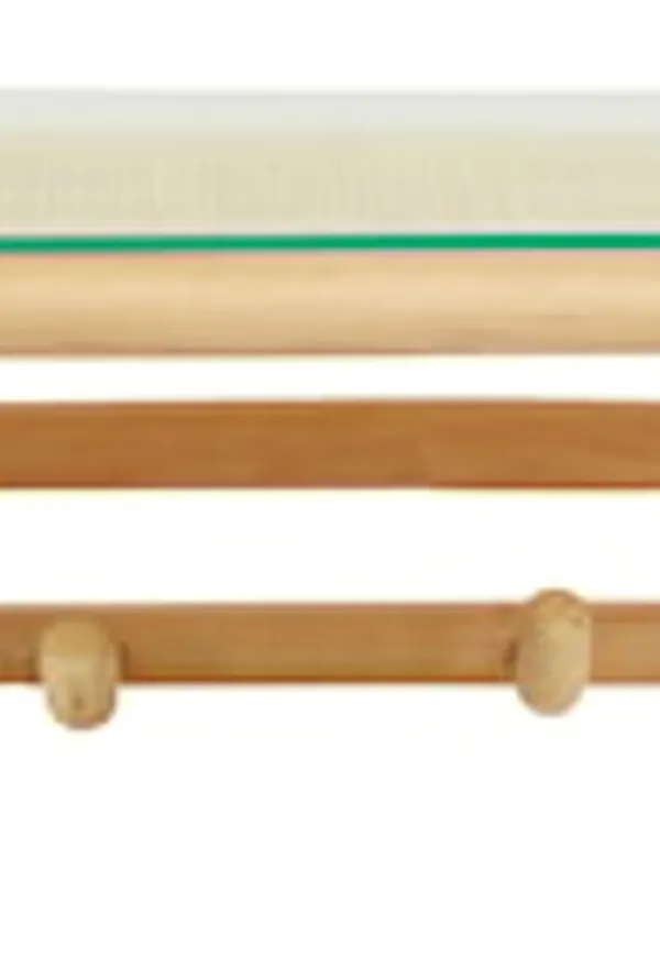 Vacker hatthylla i beiget från Nordal.