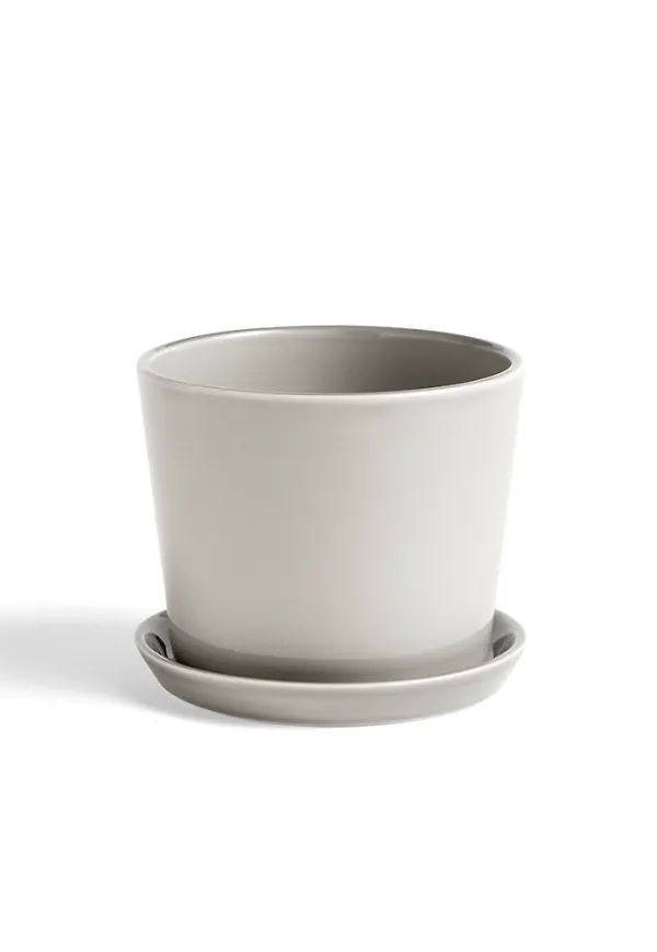 Grå HAY-kruka i smickrande modell.