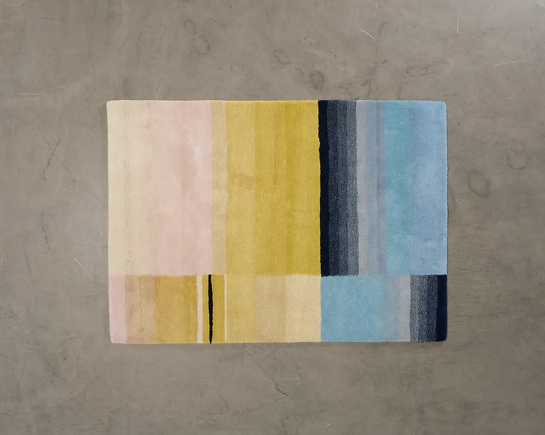 Otroligt fin flerfärgad ullmatta 2025 från HAY.