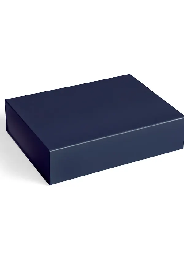 Blå HAY-låda i exklusiv modell.