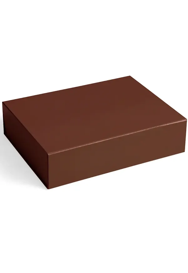 Brun HAY-låda i fantastiskt snygg modell.