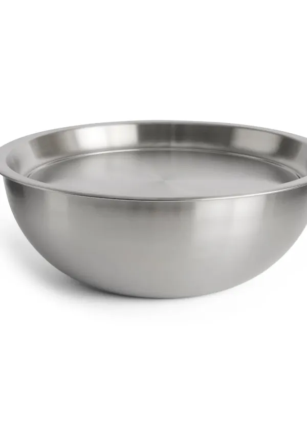 Silverfärgad HAY-serveringsskål i fantastiskt fin modell.