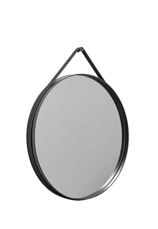 Grå HAY-väggspegel i vacker modell.