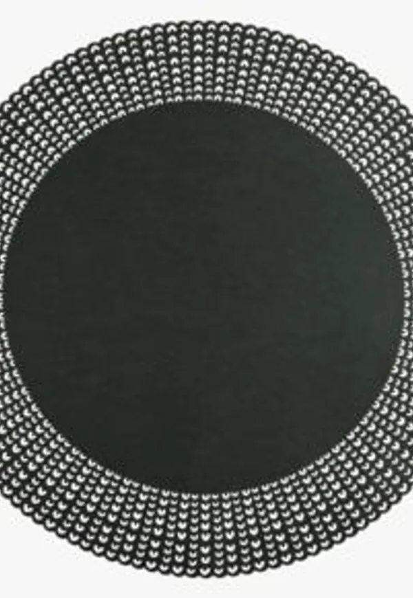 Mörkgrön hemtex-julgransmatta i fin modell.