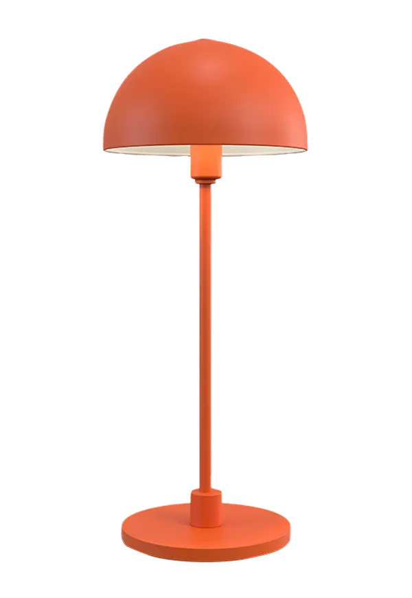 Orange Herstal-bordslampa i otroligt fin modell.