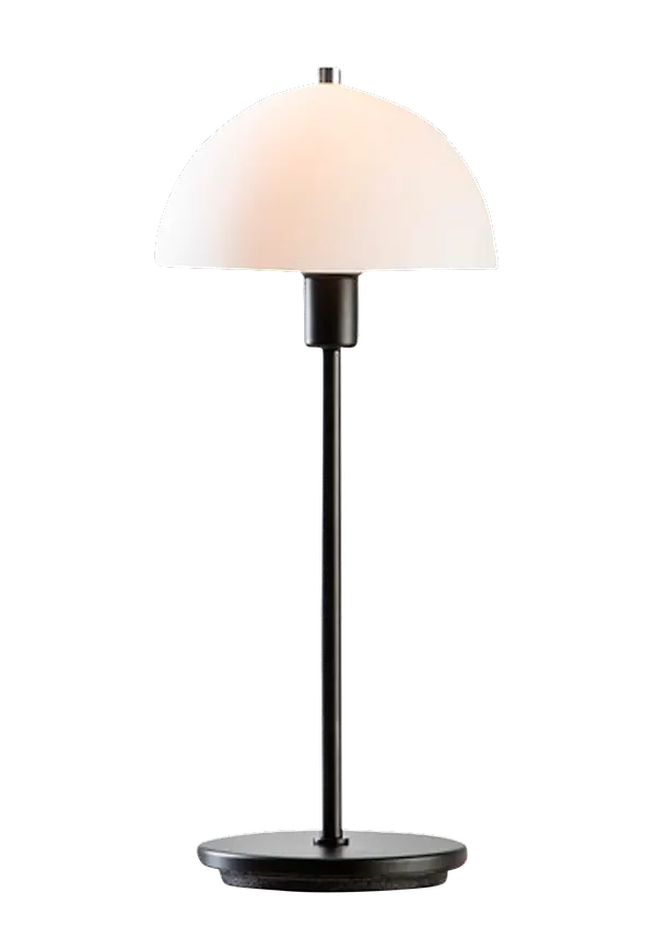 Modern svart lampa 2025 från Herstal.