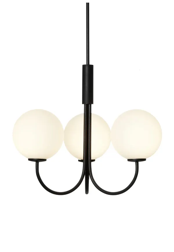 Trendig svart lampa 2025 från Herstal.