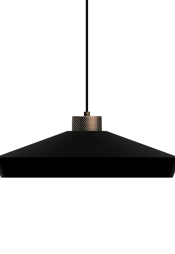 Supersnygg taklampa i svart från Herstal.