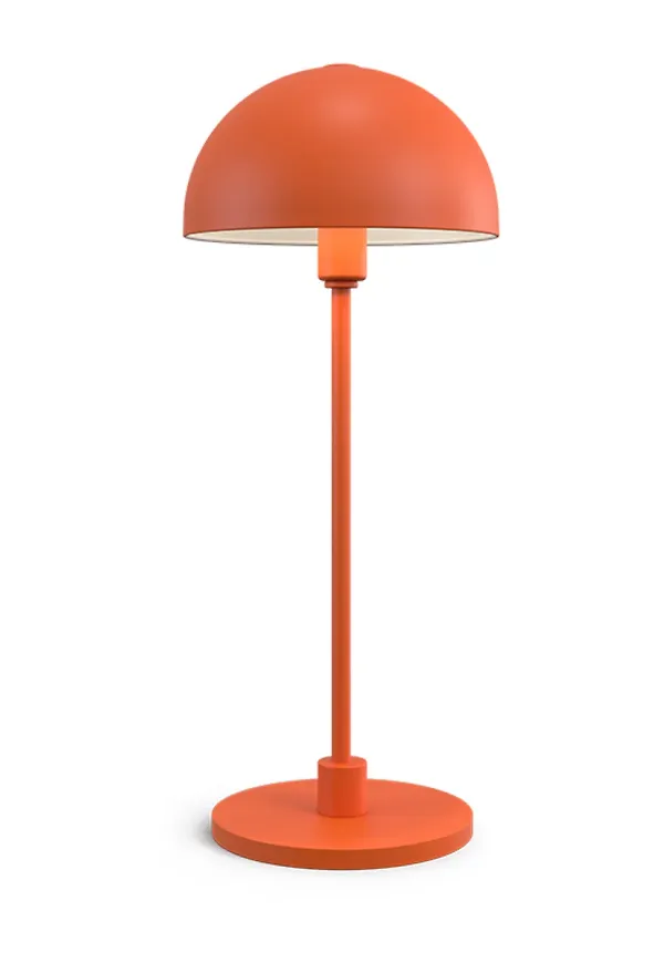 Jättefin lampa i oranget från Herstal.