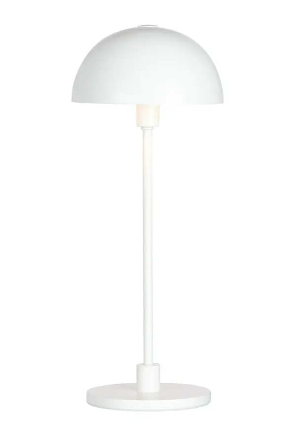 Vit Herstal-lampa i trendig modell.