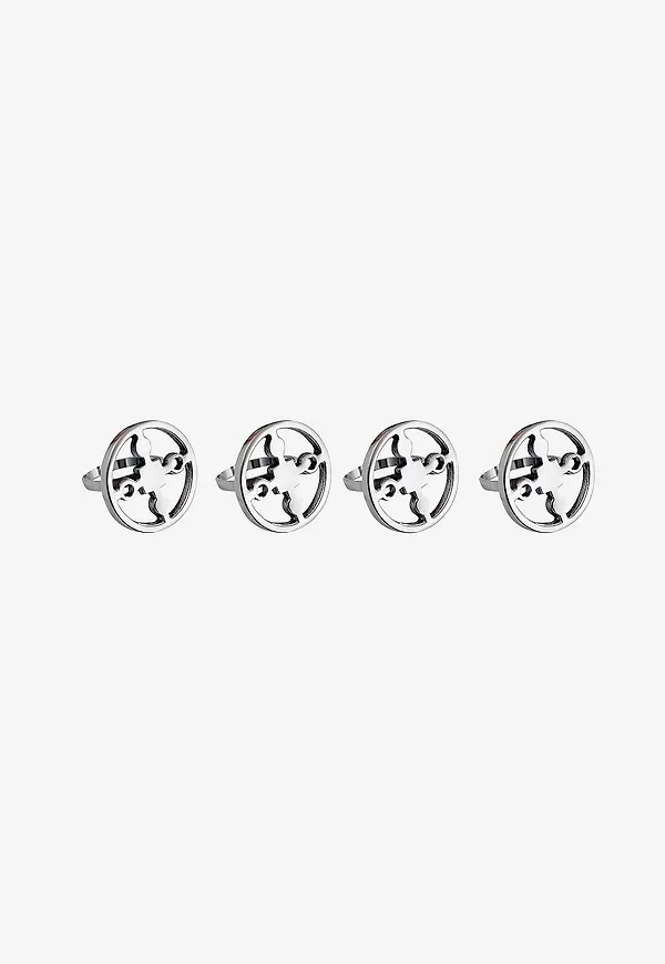 Silver Hilke Collection-servettring i stilren modell.