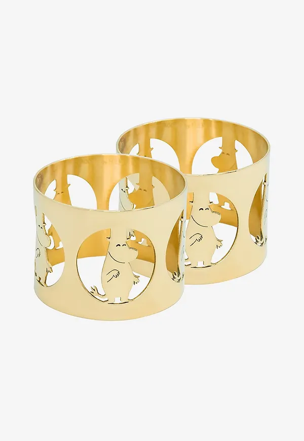 Stilren servettring i guld från Hilke Collection.