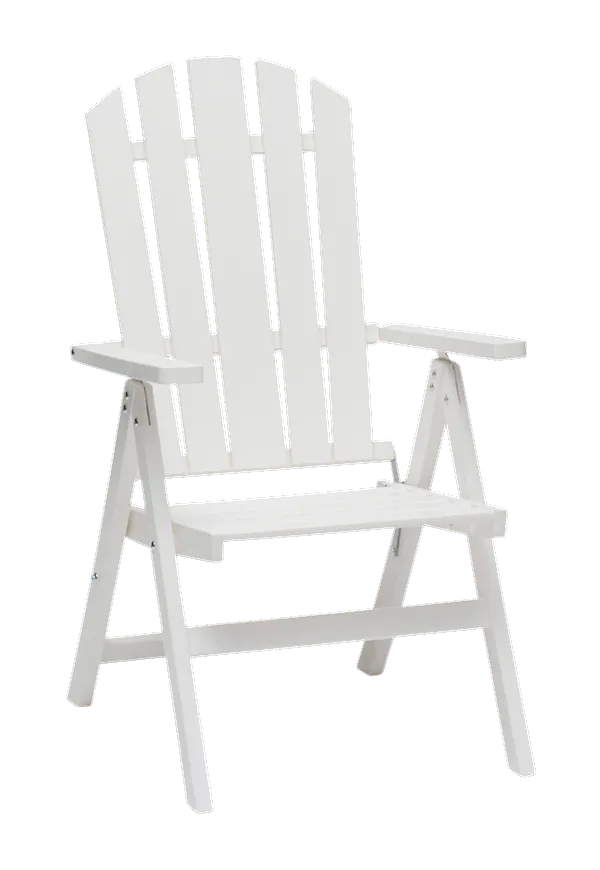 Vit Hillerstorp-fåtölj i elegant modell.